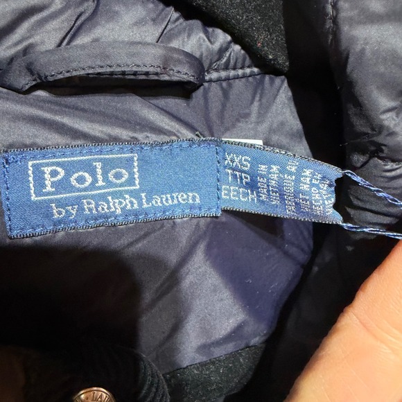 Polo Ralph Lauren Quilted Vest Women XXS Navy Blue Snap Front Preppy Equestrian - Picture 2 of 11